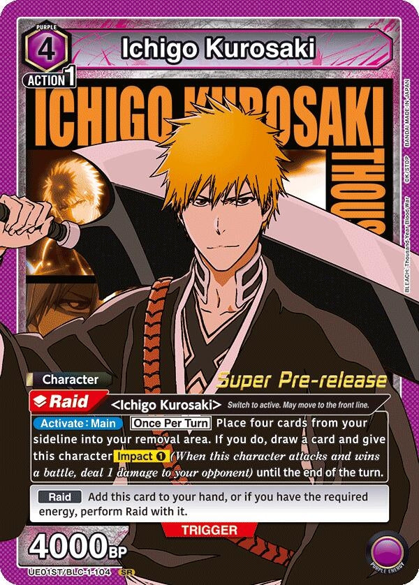 Image for Ichigo Kurosaki (104) (UE01ST/BLC-1-104) (UE01ST_PRE) - Union Arena