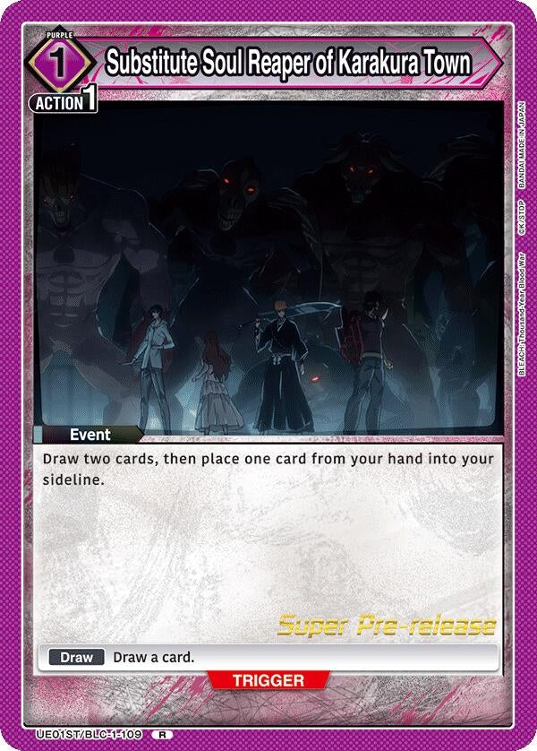 Image for Substitute Soul Reaper of Karakura Town (UE01ST/BLC-1-109) (UE01ST_PRE) - Union Arena