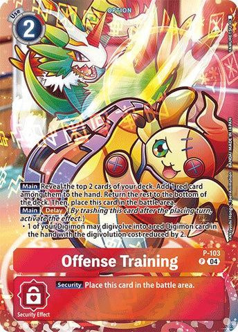 Entrenamiento Ofensivo [P-103] (Exclusivo del Mazo de Inicio 19) [Mazo de Inicio: Promocionales Fable Waltz]