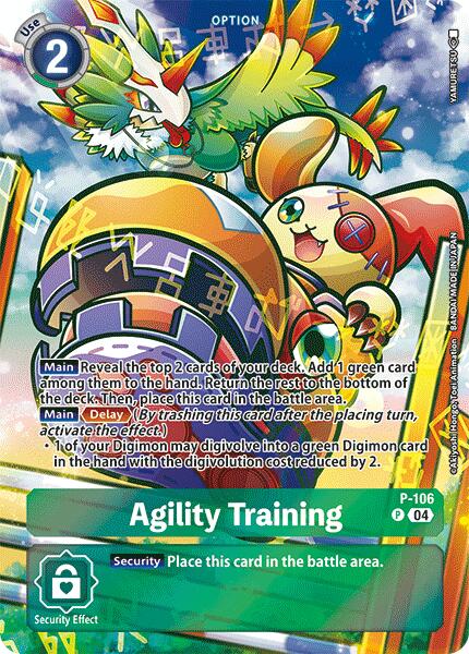 Agility Training [P-106] (Exclusiva del Mazo de Inicio 19) [Mazo de Inicio: Promocionales Fable Waltz]