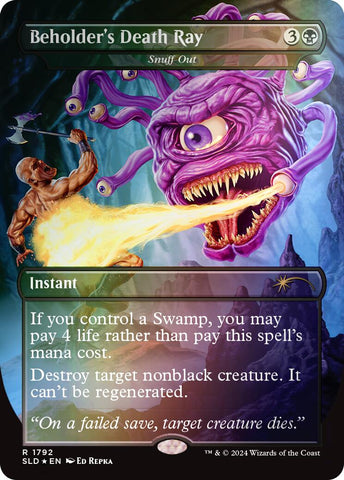 Rayo mortal del contemplador - Apagar (Rainbow Foil) [Serie de lanzamientos Secret Lair]