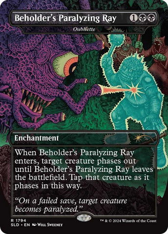 Rayo Paralizante del Contemplador - Oubliette [Serie Limitada Secret Lair]