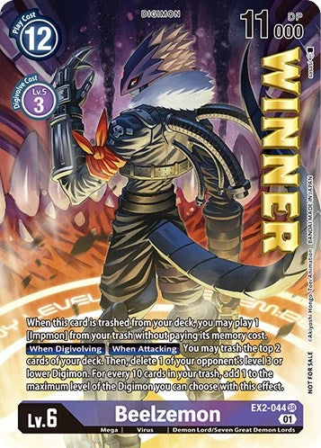 Beelzemon [EX2-044] (Especial Beelzemon abril de 2023) [Cartas de prelanzamiento del Set de Mazo de Inicio: Mazo Avanzado Beelzemon]