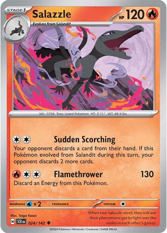 Salazzle (024/142) [Écarlate et Violet : Couronne Zénith]