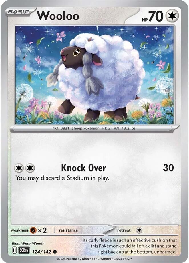 Wooloo (124/142) [Écarlate et Violet : Couronne Stellaire]