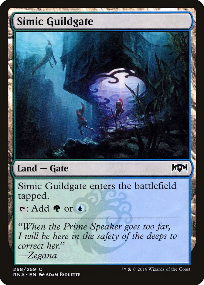 Porte de guilde de Simic (258/259) [Allégeance de Ravnica]