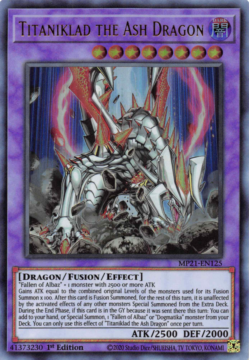 Titaniklad le Dragon Cendré [MP21-FR125] Ultra Rare