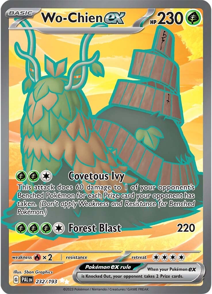 Wo-Chien ex (232/193) [Escarlata y Púrpura: Evolución en Paldea]