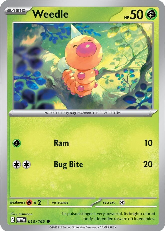 Weedle (013/165) [Écarlate et Violet 151]