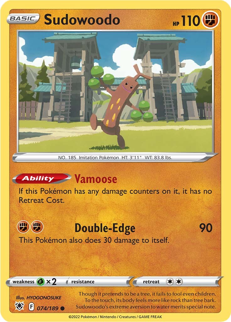 Sudowoodo (074/189) [Espada y Escudo: Resplandor Astral]