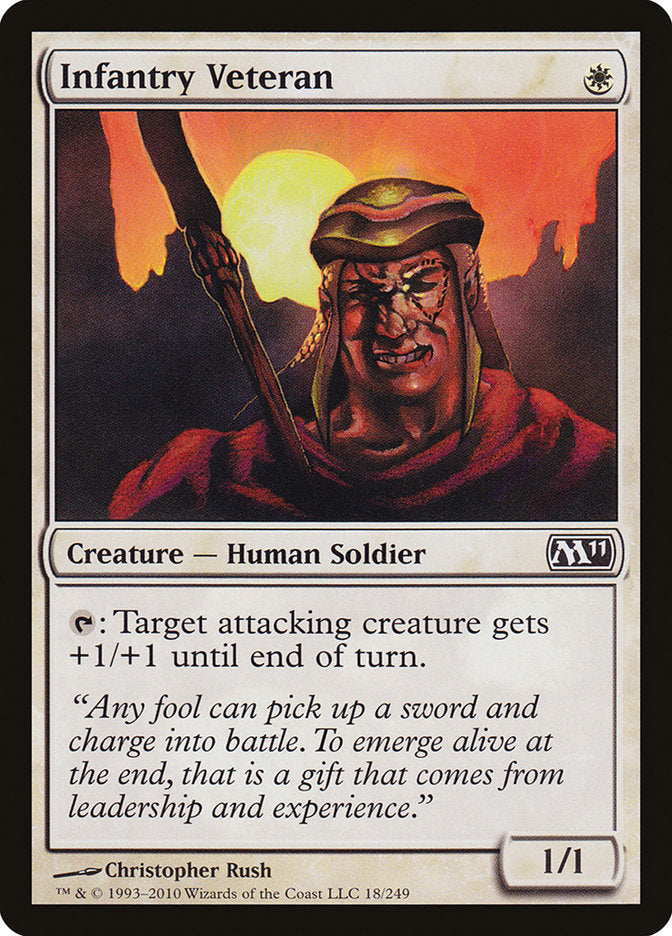 Veterano de infantería [Magic 2011]