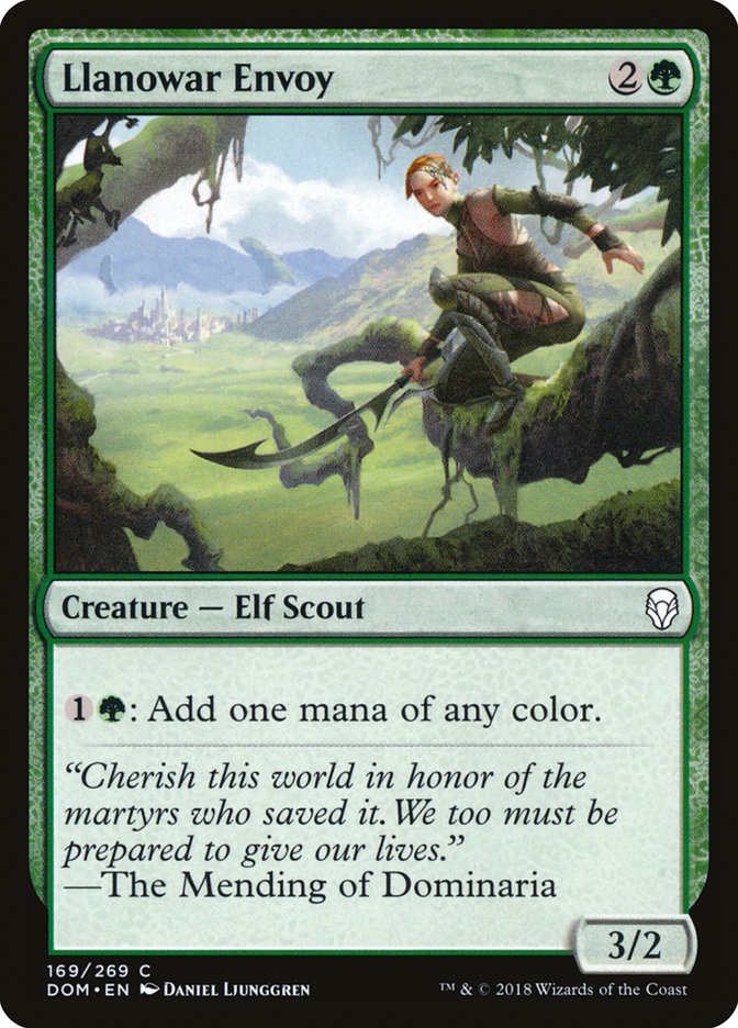 Émissaire llanowar [Dominaria]