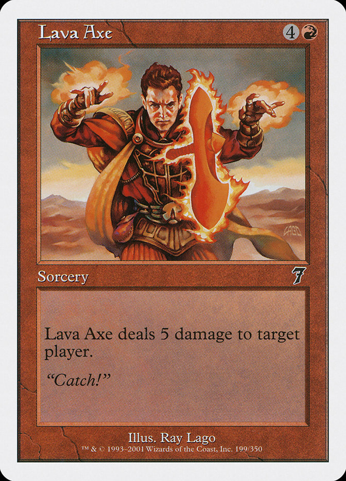 Hache de lave [Septième édition]