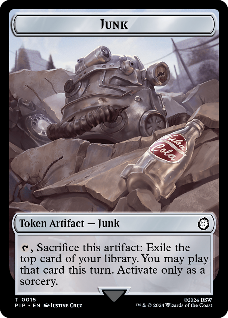 Junk // Soldat (0010) Jeton double-face [Jetons Fallout]