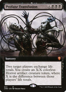 Transfusion profane (Extended Art) [Commander Legends]