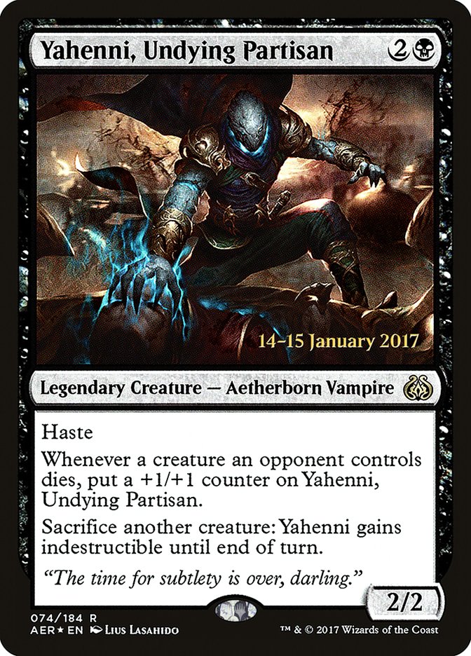 Yahenni, partisana inmortal [Cartas promocionales de preestreno de Revuelta del Éter]