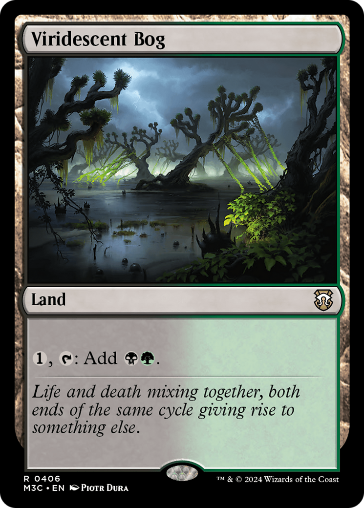 Tourbière viridescente (Ripple Foil) [Commander Horizons du Modern 3]