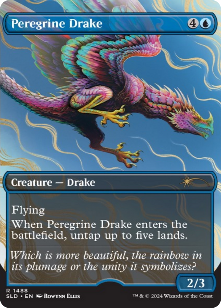 Faucon pèlerin (Rainbow Foil) [Série de sorties Secret Lair]
