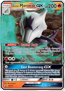 Marowak de Alola GX (SM187) [Sol y Luna: Baraja de Estrellas Negras]