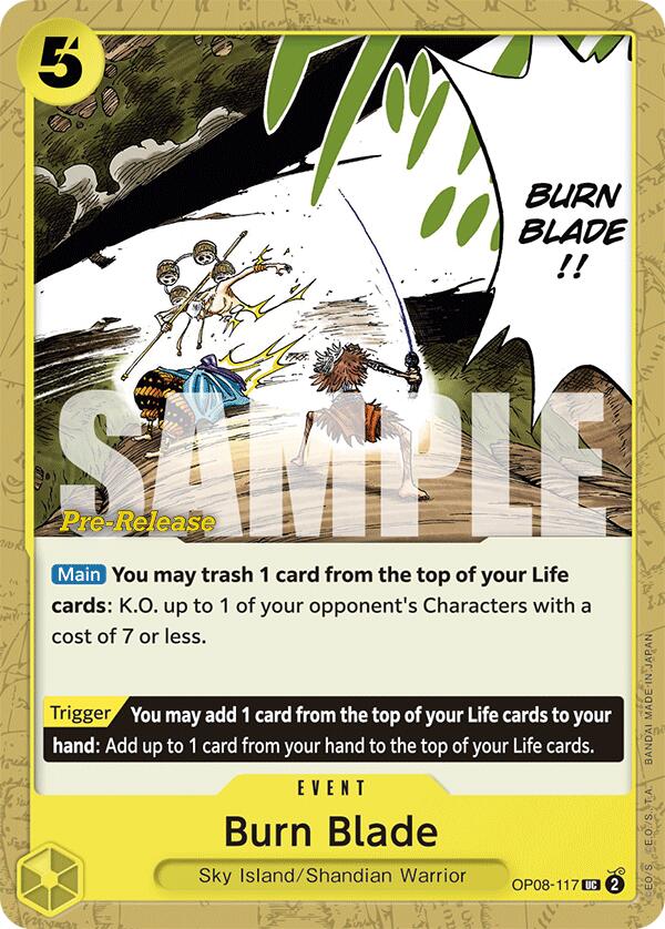 Burn Blade [Cartes avant-première Deux Légendes]