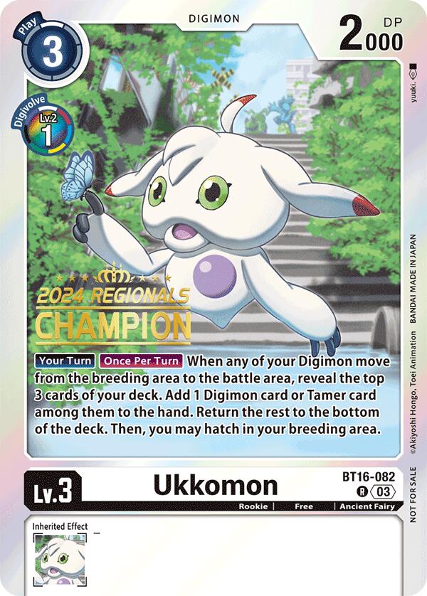 Ukkomon [BT16-082] (Campeón Regional 2024) [Observador del Comienzo]