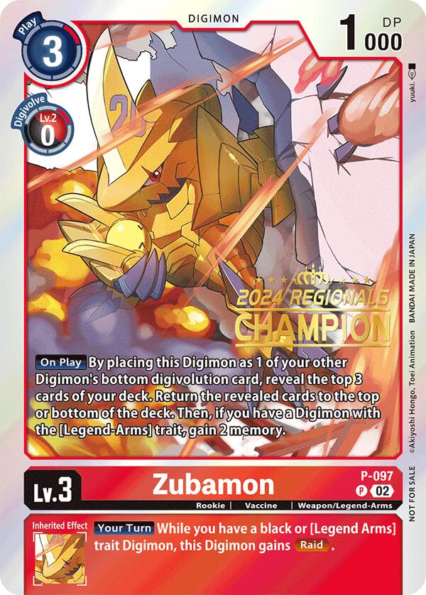 Zubamon [P-097] - P-097 (Champion Régional 2024) [Cartes promotionnelles]