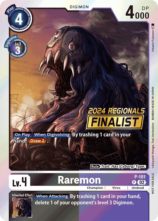 Raremon [P-101] - P-101 (Finaliste des Régionaux 2024) [Cartes promotionnelles]