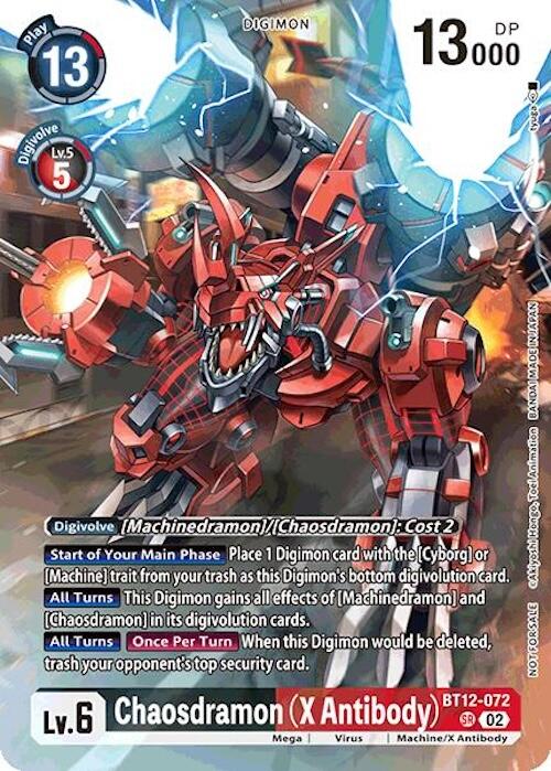 Chaosdramon [BT12-072] (X Antibody - Event Pack 7) [A Través del Tiempo]