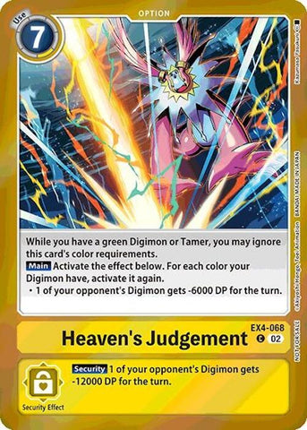 Juicio Celestial [EX4-068] (Event Pack 7) [Alternative Being Booster]