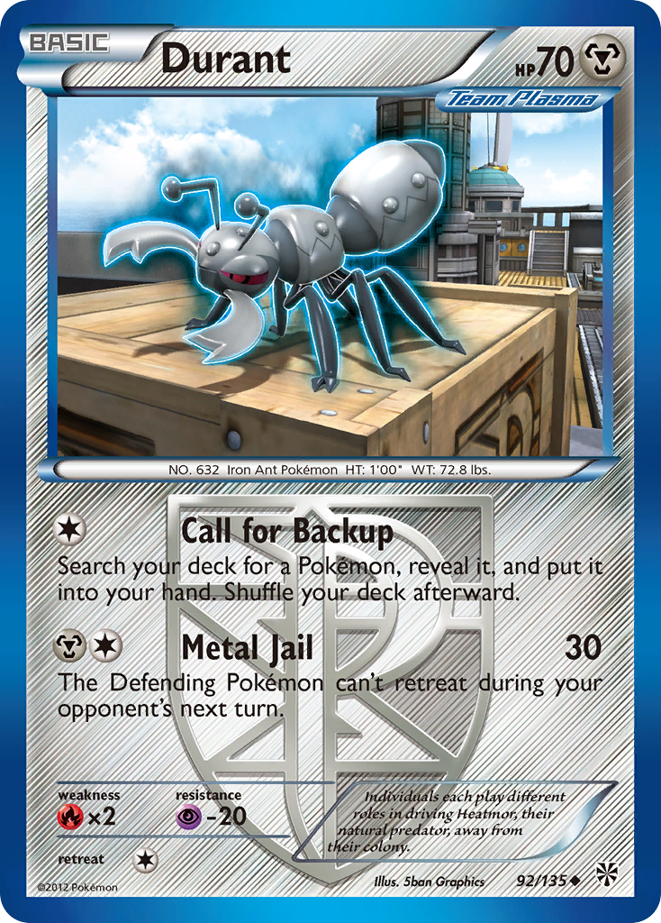 Durant (92/135) [Noir & Blanc : Tempête Plasma]