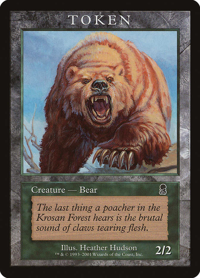 Jeton Ours [Récompenses de joueur de Magic 2001]