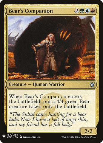 Compañero del oso [Sobrecarga de misterio]