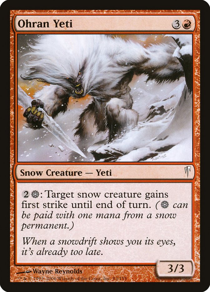 Yéti d'Ohran [Ère glaciaire]