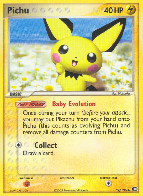 Pichu (59/106) [EX: Émeraude]