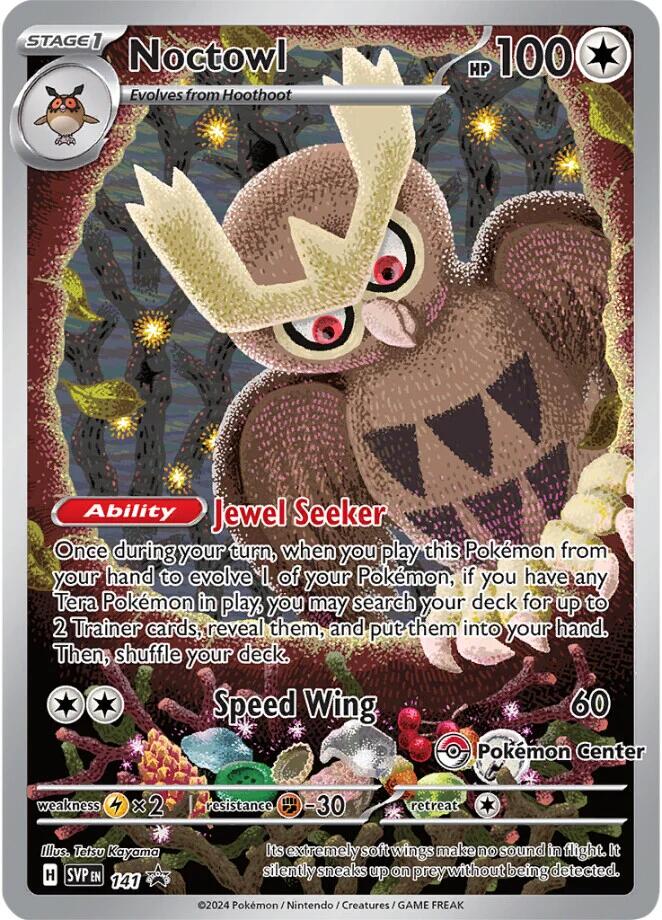 Noarfang (141) (Exclusivité Centre Pokémon) [Écarlate et Violet : Promo Étoile Noire]