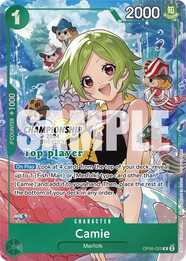 Camie (Pack des meilleurs joueurs du Championnat 2024) [Cartes promotionnelles One Piece]