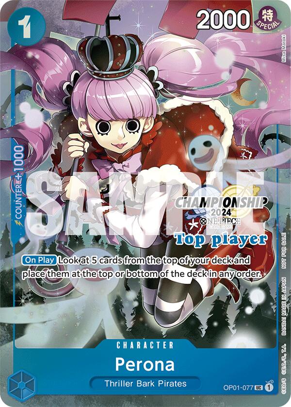 Perona (Paquete de los mejores jugadores del Campeonato 2024) [Cartas promocionales de One Piece]