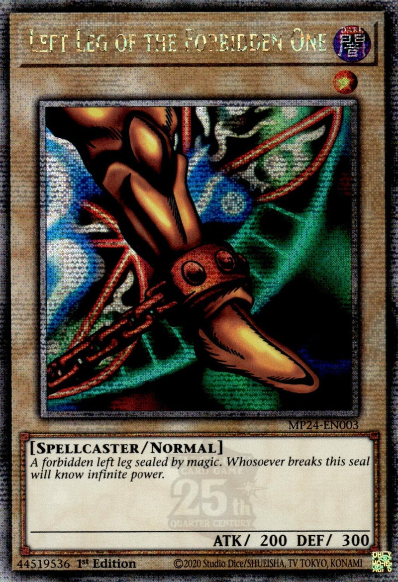 Jambe Gauche de l'Interdit [MP24-FR003] Quarter Century Secret Rare