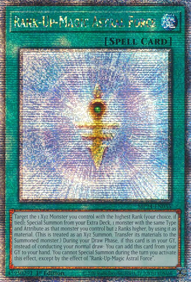 Force de Magie-Rang-Plus : Force Astrale [MP24-FR035] Quarter Century Secret Rare