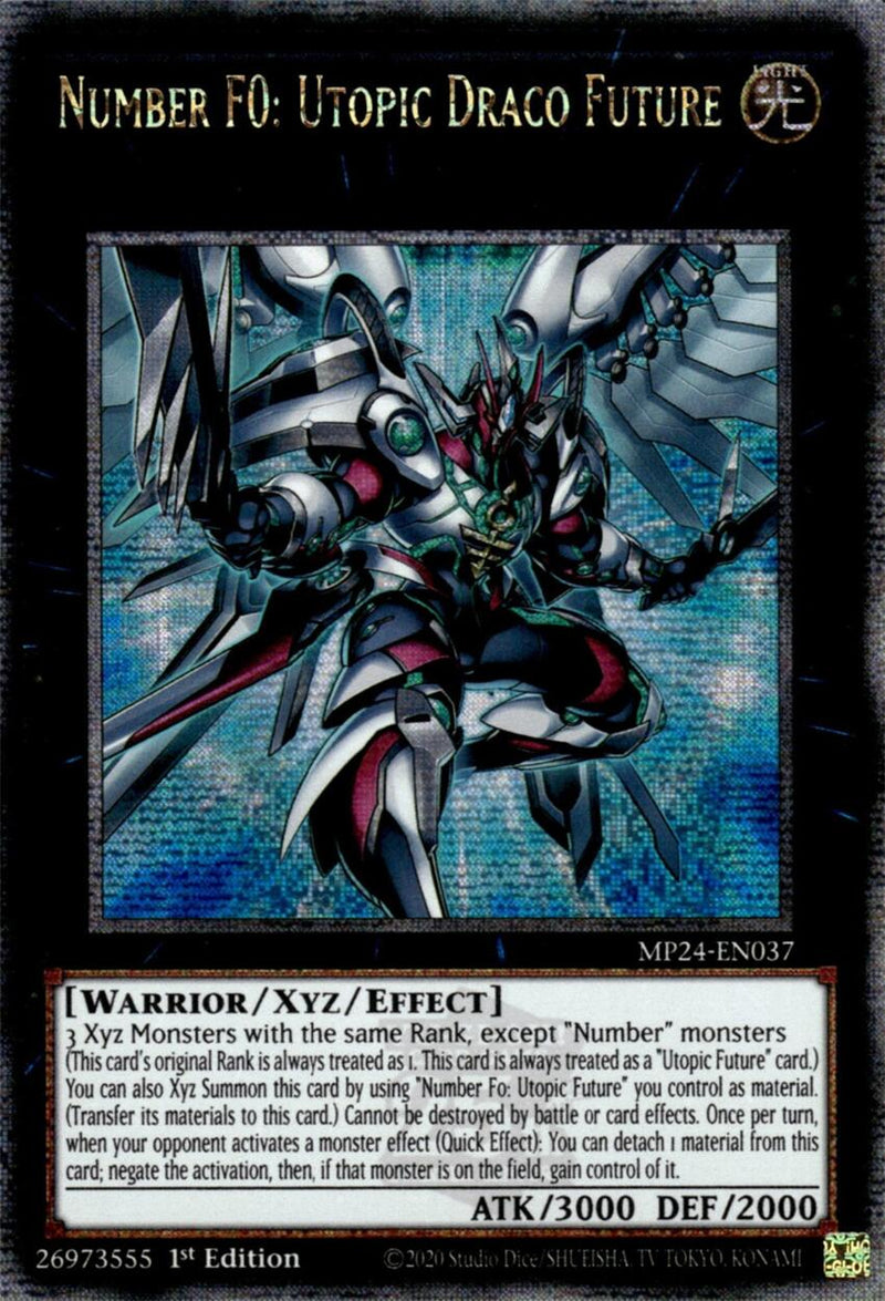 Numéro F0 : Dragon Utopique Futur [MP24-FR037] Quarter Century Secret Rare