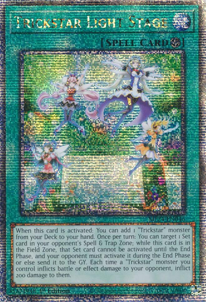 Scène Lumineuse Trickstar [MP24-FR046] Secret Rare Quarter Century