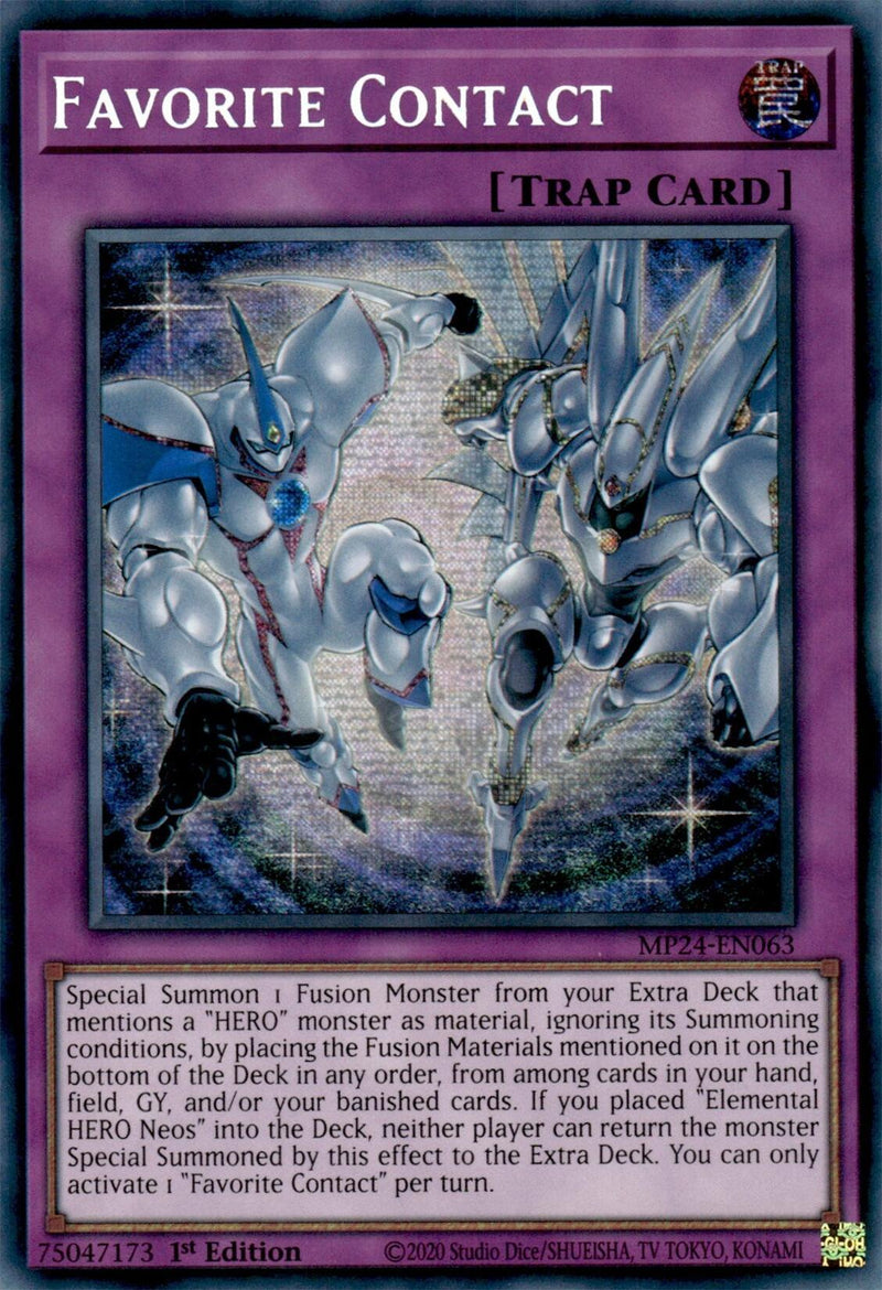 Contact Préféré [MP24-FR063] Secret Rare Prismatique