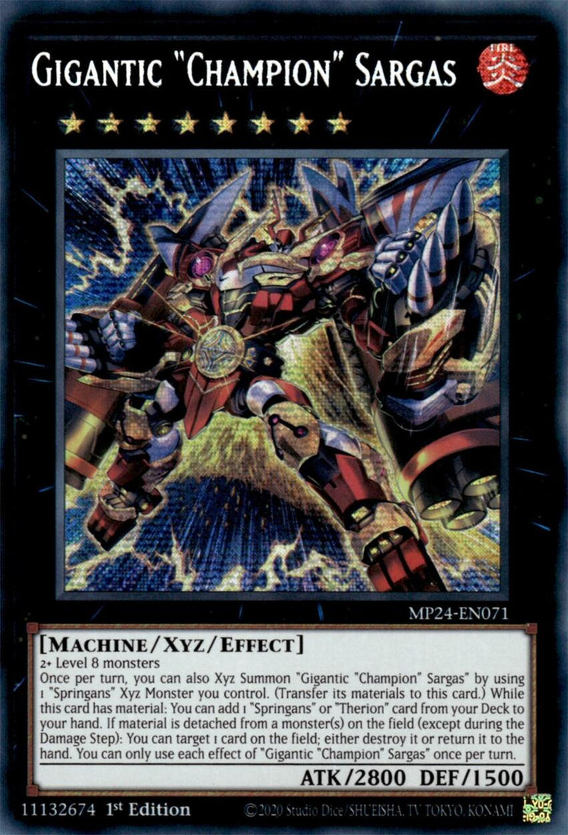 Sargas le "Champion" Géant [MP24-FR071] Secret Rare Prismatique