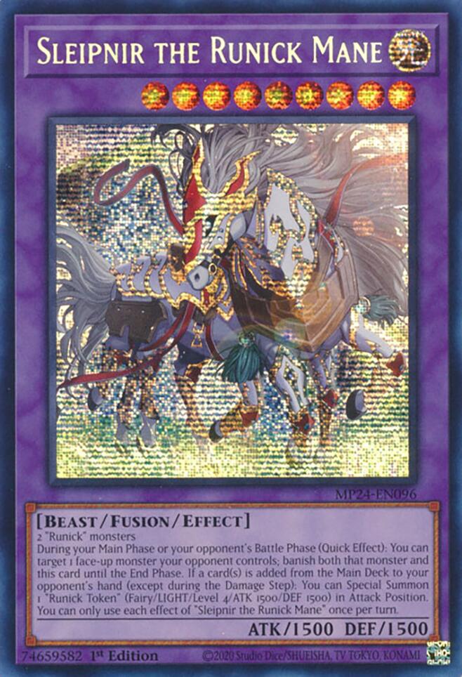 Sleipnir, la Melena Rúnica [MP24-EN096] Secreta Rara Prismática