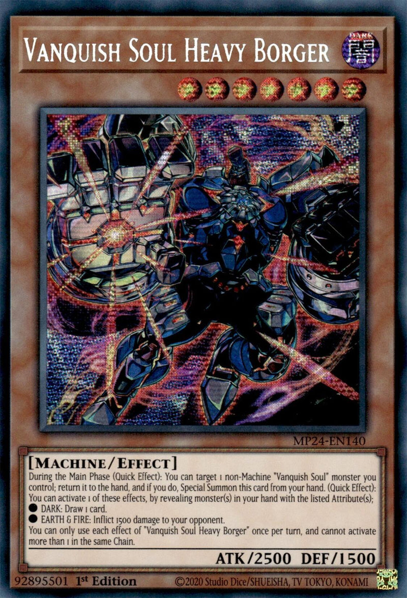 Vanquish Soul Heavy Borger [MP24-FR140] Secret Rare Prismatique