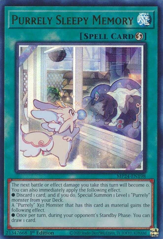 Purrely Sleepy Memory [MP24-EN198] Ultra Rara