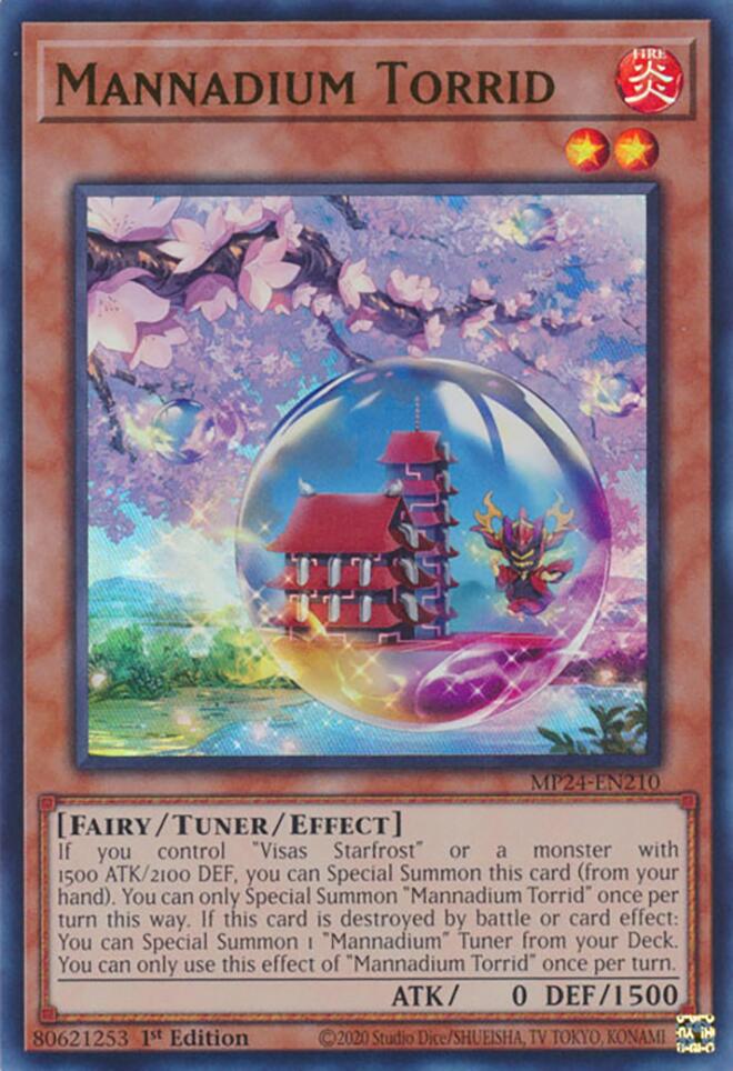 Mannadium Tórrido [MP24-EN210] Ultra Rara