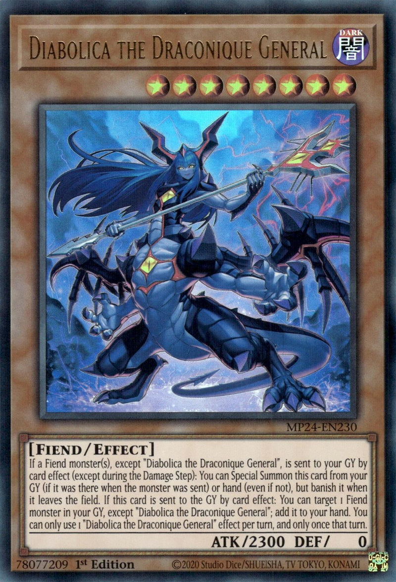 Diabolica la General Draconiana [MP24-EN230] Ultra Rara