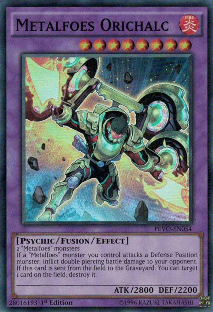 Metalfoes Orichalc [PEVO-EN054] Super Rara