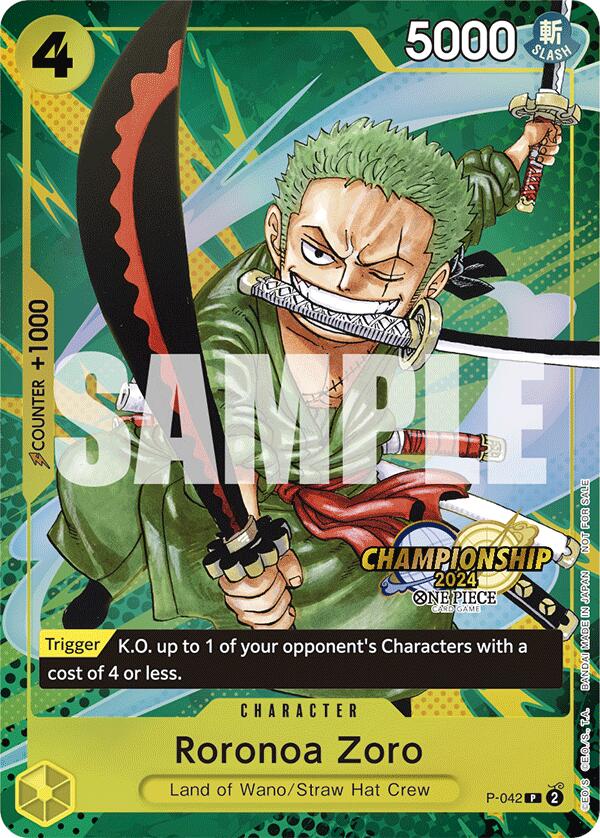 Roronoa Zoro (CS 2024 Event Pack) [Cartes promotionnelles One Piece]